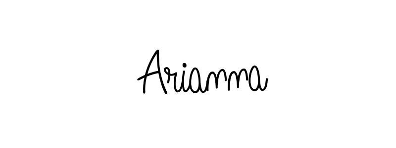 It looks lik you need a new signature style for name  Arianna. Design unique handwritten (Angelique-Rose-font-FFP) signature with our free signature maker in just a few clicks.  Arianna signature style 5 images and pictures png