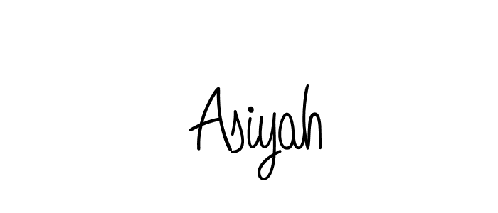 Angelique-Rose-font-FFP is a professional signature style that is perfect for those who want to add a touch of class to their signature. It is also a great choice for those who want to make their signature more unique. Get  Asiyah name to fancy signature for free.  Asiyah signature style 5 images and pictures png