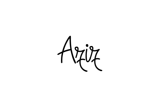 It looks lik you need a new signature style for name  Aziz. Design unique handwritten (Angelique-Rose-font-FFP) signature with our free signature maker in just a few clicks.  Aziz signature style 5 images and pictures png