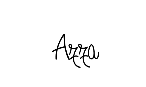 The best way (Angelique-Rose-font-FFP) to make a short signature is to pick only two or three words in your name. The name  Azza include a total of six letters. For converting this name.  Azza signature style 5 images and pictures png