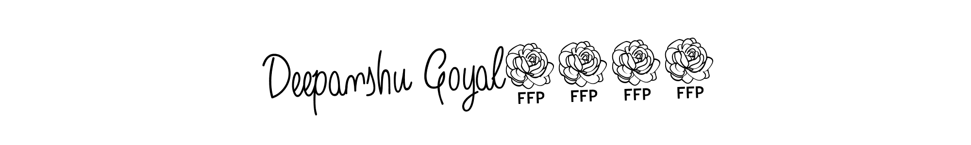 Make a beautiful signature design for name  Deepanshu Goyal9910. With this signature (Angelique-Rose-font-FFP) style, you can create a handwritten signature for free.  Deepanshu Goyal9910 signature style 5 images and pictures png