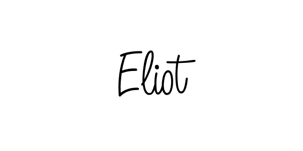 The best way (Angelique-Rose-font-FFP) to make a short signature is to pick only two or three words in your name. The name  Eliot include a total of six letters. For converting this name.  Eliot signature style 5 images and pictures png