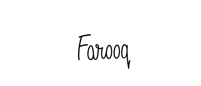 Check out images of Autograph of  Farooq name. Actor  Farooq Signature Style. Angelique-Rose-font-FFP is a professional sign style online.  Farooq signature style 5 images and pictures png