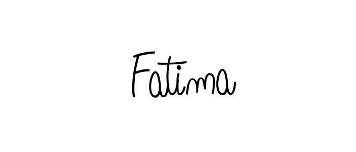 How to make  Fatima name signature. Use Angelique-Rose-font-FFP style for creating short signs online. This is the latest handwritten sign.  Fatima signature style 5 images and pictures png