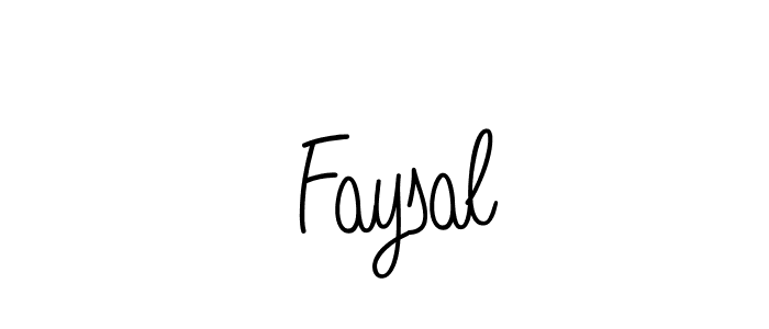 Also we have  Faysal name is the best signature style. Create professional handwritten signature collection using Angelique-Rose-font-FFP autograph style.  Faysal signature style 5 images and pictures png