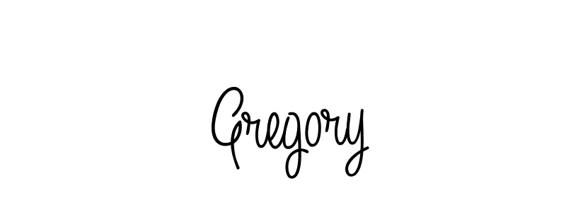 Design your own signature with our free online signature maker. With this signature software, you can create a handwritten (Angelique-Rose-font-FFP) signature for name  Gregory.  Gregory signature style 5 images and pictures png