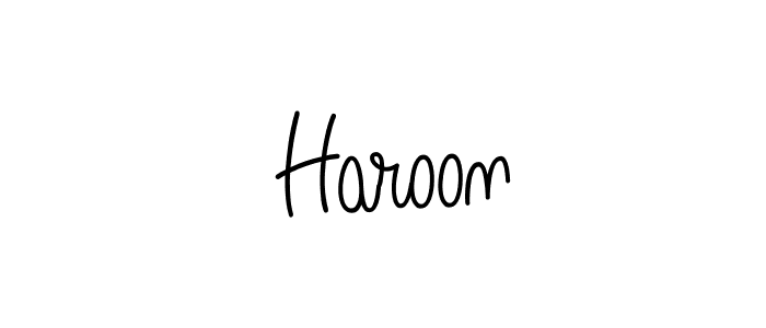 You can use this online signature creator to create a handwritten signature for the name  Haroon. This is the best online autograph maker.  Haroon signature style 5 images and pictures png