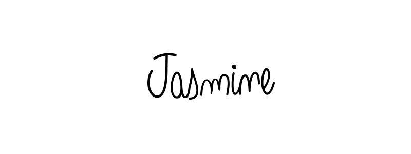 Create a beautiful signature design for name  Jasmine. With this signature (Angelique-Rose-font-FFP) fonts, you can make a handwritten signature for free.  Jasmine signature style 5 images and pictures png
