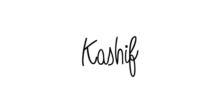 How to make  Kashif name signature. Use Angelique-Rose-font-FFP style for creating short signs online. This is the latest handwritten sign.  Kashif signature style 5 images and pictures png