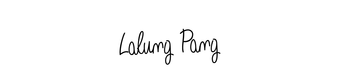 Design your own signature with our free online signature maker. With this signature software, you can create a handwritten (Angelique-Rose-font-FFP) signature for name  Lalung Pang .  Lalung Pang  signature style 5 images and pictures png