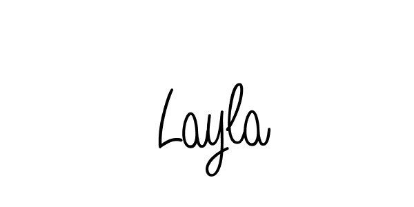 Create a beautiful signature design for name  Layla. With this signature (Angelique-Rose-font-FFP) fonts, you can make a handwritten signature for free.  Layla signature style 5 images and pictures png