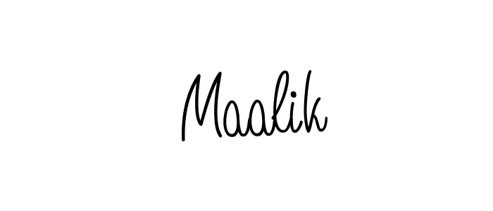 Once you've used our free online signature maker to create your best signature Angelique-Rose-font-FFP style, it's time to enjoy all of the benefits that  Maalik name signing documents.  Maalik signature style 5 images and pictures png