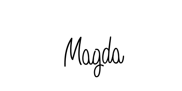 This is the best signature style for the  Magda name. Also you like these signature font (Angelique-Rose-font-FFP). Mix name signature.  Magda signature style 5 images and pictures png