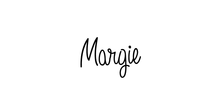 Check out images of Autograph of  Margie name. Actor  Margie Signature Style. Angelique-Rose-font-FFP is a professional sign style online.  Margie signature style 5 images and pictures png