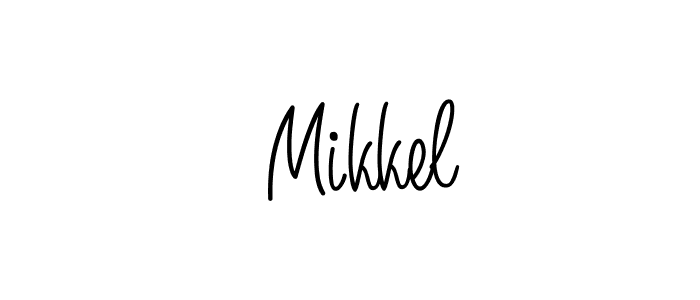 Once you've used our free online signature maker to create your best signature Angelique-Rose-font-FFP style, it's time to enjoy all of the benefits that  Mikkel name signing documents.  Mikkel signature style 5 images and pictures png