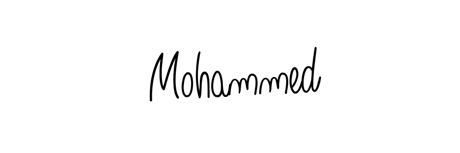 How to make  Mohammed name signature. Use Angelique-Rose-font-FFP style for creating short signs online. This is the latest handwritten sign.  Mohammed signature style 5 images and pictures png