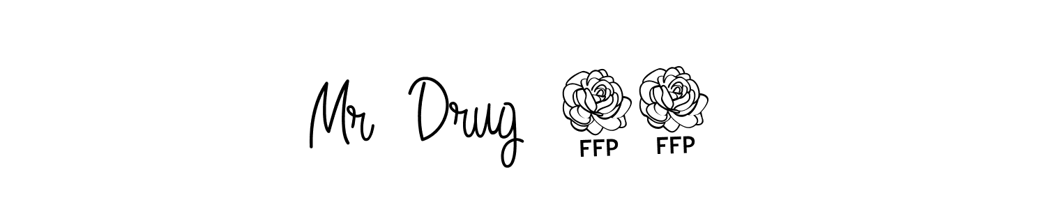 Use a signature maker to create a handwritten signature online. With this signature software, you can design (Angelique-Rose-font-FFP) your own signature for name  Mr  Drug  17  .  Mr  Drug  17   signature style 5 images and pictures png