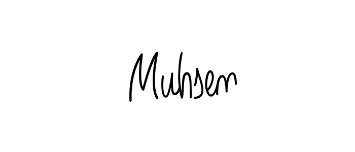 if you are searching for the best signature style for your name  Muhsen. so please give up your signature search. here we have designed multiple signature styles  using Angelique-Rose-font-FFP.  Muhsen signature style 5 images and pictures png