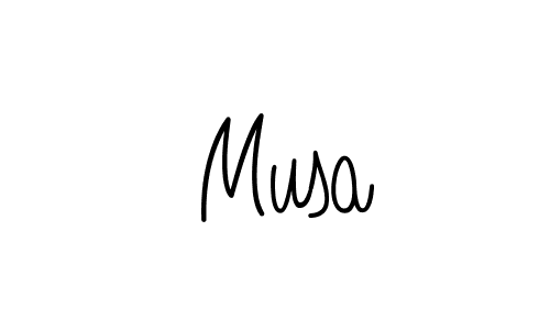 Once you've used our free online signature maker to create your best signature Angelique-Rose-font-FFP style, it's time to enjoy all of the benefits that  Musa name signing documents.  Musa signature style 5 images and pictures png