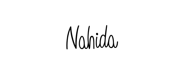 Make a beautiful signature design for name  Nahida. Use this online signature maker to create a handwritten signature for free.  Nahida signature style 5 images and pictures png