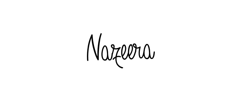 if you are searching for the best signature style for your name  Nazeera. so please give up your signature search. here we have designed multiple signature styles  using Angelique-Rose-font-FFP.  Nazeera signature style 5 images and pictures png