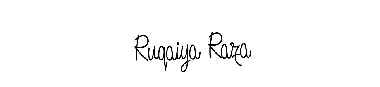 See photos of  Ruqaiya Raza official signature by Spectra . Check more albums & portfolios. Read reviews & check more about Angelique-Rose-font-FFP font.  Ruqaiya Raza signature style 5 images and pictures png