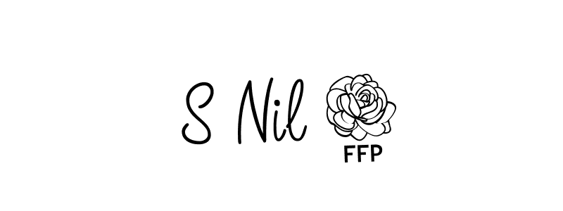 Angelique-Rose-font-FFP is a professional signature style that is perfect for those who want to add a touch of class to their signature. It is also a great choice for those who want to make their signature more unique. Get  S Nil 7 name to fancy signature for free.  S Nil 7 signature style 5 images and pictures png