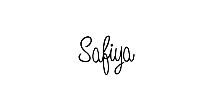 Create a beautiful signature design for name  Safiya. With this signature (Angelique-Rose-font-FFP) fonts, you can make a handwritten signature for free.  Safiya signature style 5 images and pictures png