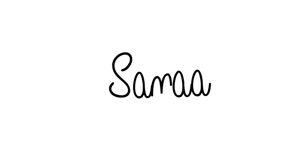 You should practise on your own different ways (Angelique-Rose-font-FFP) to write your name ( Sanaa) in signature. don't let someone else do it for you.  Sanaa signature style 5 images and pictures png