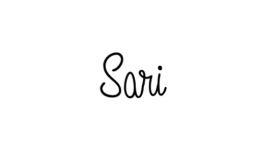 How to Draw  Sari signature style? Angelique-Rose-font-FFP is a latest design signature styles for name  Sari.  Sari signature style 5 images and pictures png