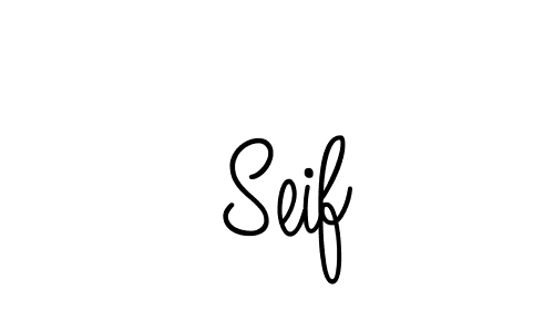 Make a beautiful signature design for name  Seif. With this signature (Angelique-Rose-font-FFP) style, you can create a handwritten signature for free.  Seif signature style 5 images and pictures png