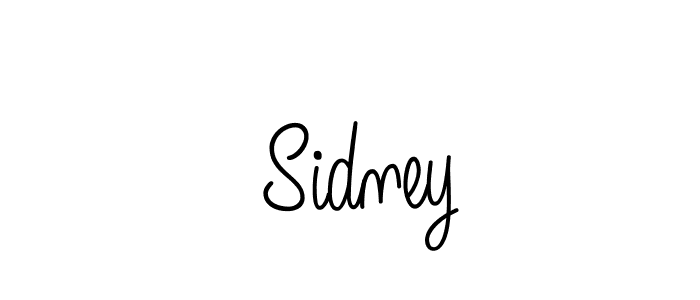 Use a signature maker to create a handwritten signature online. With this signature software, you can design (Angelique-Rose-font-FFP) your own signature for name  Sidney.  Sidney signature style 5 images and pictures png