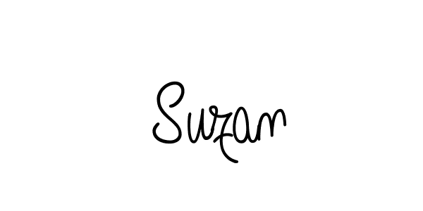 Once you've used our free online signature maker to create your best signature Angelique-Rose-font-FFP style, it's time to enjoy all of the benefits that  Suzan name signing documents.  Suzan signature style 5 images and pictures png