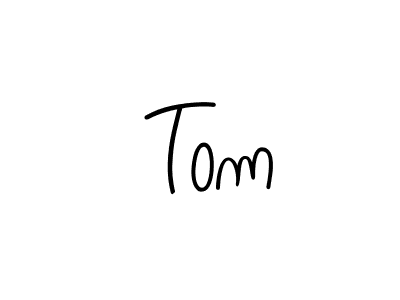 Design your own signature with our free online signature maker. With this signature software, you can create a handwritten (Angelique-Rose-font-FFP) signature for name  Tom.  Tom signature style 5 images and pictures png