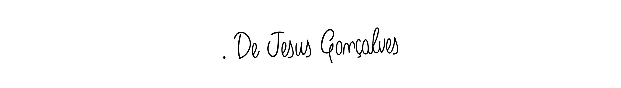 Make a beautiful signature design for name . De Jesus Gonçalves. With this signature (Angelique-Rose-font-FFP) style, you can create a handwritten signature for free. . De Jesus Gonçalves signature style 5 images and pictures png