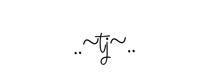 Make a beautiful signature design for name ..~tj~... With this signature (Angelique-Rose-font-FFP) style, you can create a handwritten signature for free. ..~tj~.. signature style 5 images and pictures png