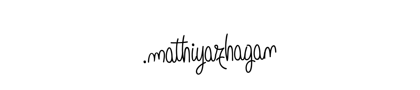 Create a beautiful signature design for name .mathiyazhagan. With this signature (Angelique-Rose-font-FFP) fonts, you can make a handwritten signature for free. .mathiyazhagan signature style 5 images and pictures png