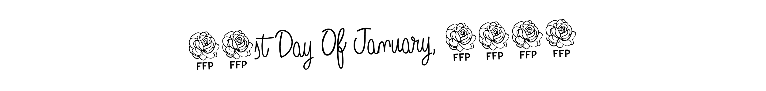 Design your own signature with our free online signature maker. With this signature software, you can create a handwritten (Angelique-Rose-font-FFP) signature for name 01st Day Of January, 2018. 01st Day Of January, 2018 signature style 5 images and pictures png