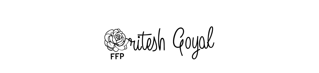 Use a signature maker to create a handwritten signature online. With this signature software, you can design (Angelique-Rose-font-FFP) your own signature for name 0ritesh Goyal. 0ritesh Goyal signature style 5 images and pictures png