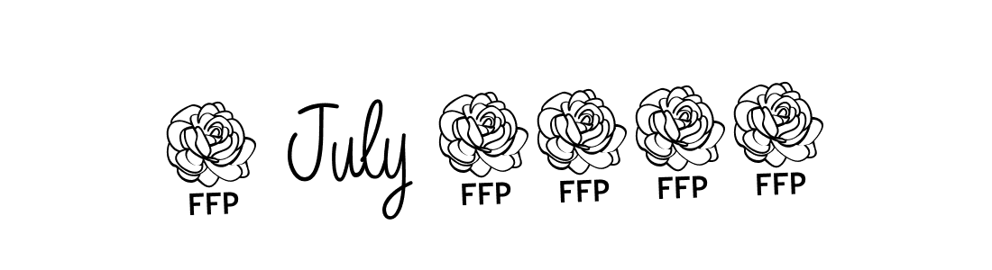 Create a beautiful signature design for name 1 July 2024. With this signature (Angelique-Rose-font-FFP) fonts, you can make a handwritten signature for free. 1 July 2024 signature style 5 images and pictures png