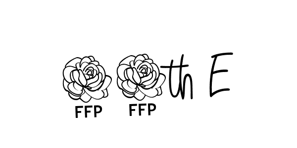 The best way (Angelique-Rose-font-FFP) to make a short signature is to pick only two or three words in your name. The name 10th E include a total of six letters. For converting this name. 10th E signature style 5 images and pictures png