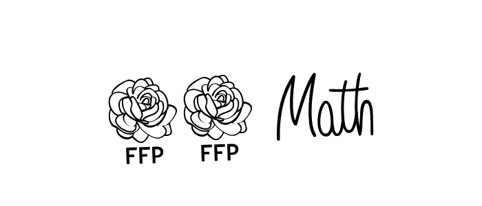 Angelique-Rose-font-FFP is a professional signature style that is perfect for those who want to add a touch of class to their signature. It is also a great choice for those who want to make their signature more unique. Get 12 Math name to fancy signature for free. 12 Math signature style 5 images and pictures png