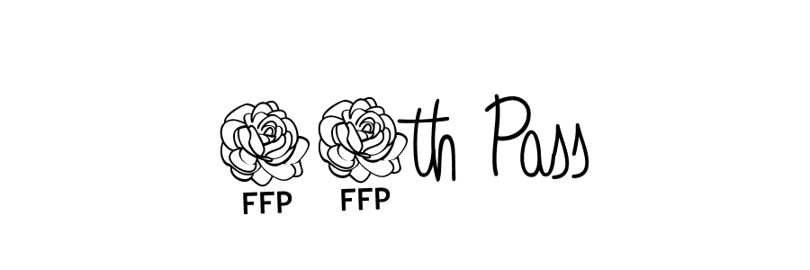 You should practise on your own different ways (Angelique-Rose-font-FFP) to write your name (12th Pass) in signature. don't let someone else do it for you. 12th Pass signature style 5 images and pictures png