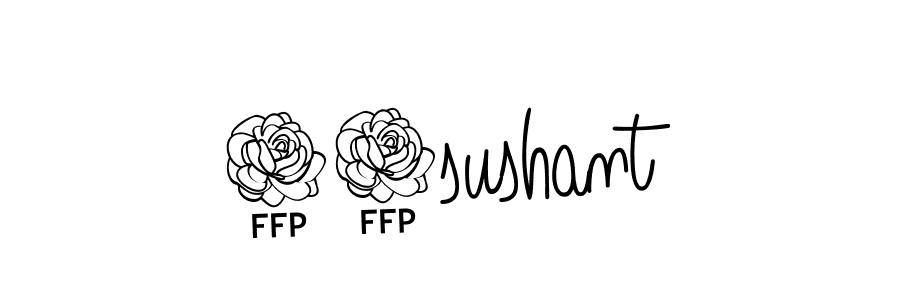 Also we have 14sushant name is the best signature style. Create professional handwritten signature collection using Angelique-Rose-font-FFP autograph style. 14sushant signature style 5 images and pictures png