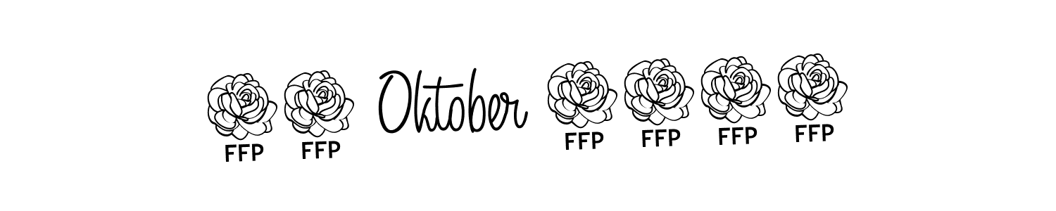 The best way (Angelique-Rose-font-FFP) to make a short signature is to pick only two or three words in your name. The name 19 Oktober 2023 include a total of six letters. For converting this name. 19 Oktober 2023 signature style 5 images and pictures png