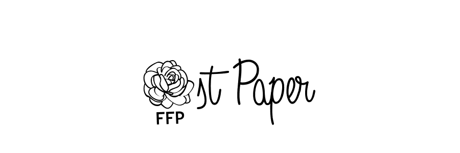 1st Paper stylish signature style. Best Handwritten Sign (Angelique-Rose-font-FFP) for my name. Handwritten Signature Collection Ideas for my name 1st Paper. 1st Paper signature style 5 images and pictures png