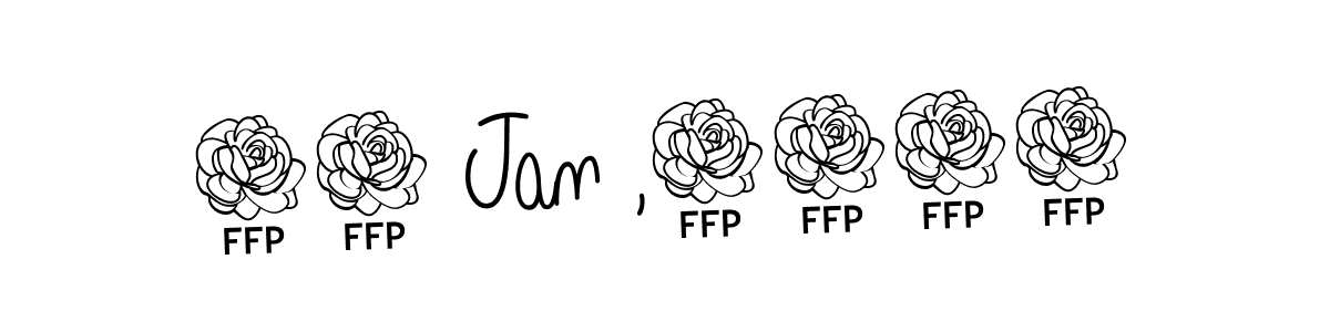 Create a beautiful signature design for name 20 Jan ,2023. With this signature (Angelique-Rose-font-FFP) fonts, you can make a handwritten signature for free. 20 Jan ,2023 signature style 5 images and pictures png
