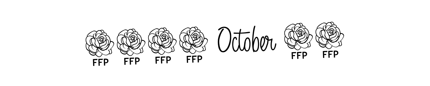 Make a beautiful signature design for name 2023 October 15. With this signature (Angelique-Rose-font-FFP) style, you can create a handwritten signature for free. 2023 October 15 signature style 5 images and pictures png