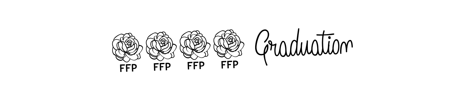 Similarly Angelique-Rose-font-FFP is the best handwritten signature design. Signature creator online .You can use it as an online autograph creator for name 2024 Graduation. 2024 Graduation signature style 5 images and pictures png