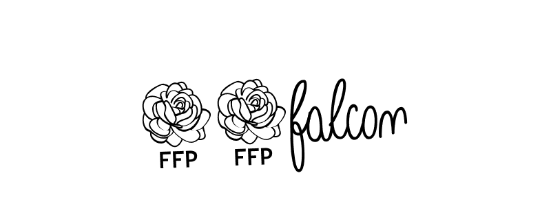 You should practise on your own different ways (Angelique-Rose-font-FFP) to write your name (23falcon) in signature. don't let someone else do it for you. 23falcon signature style 5 images and pictures png